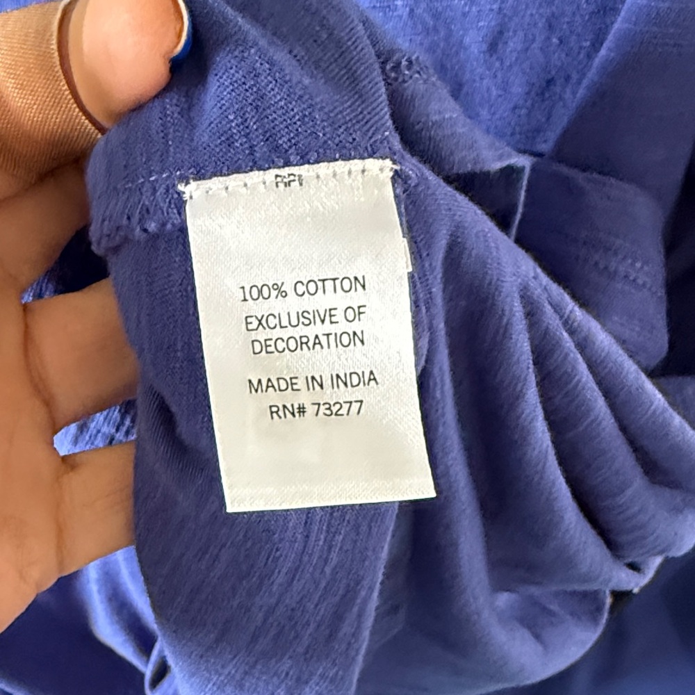 Sonoma Blue Embellished Midi Dress, Size Large - Picture 9 of 9